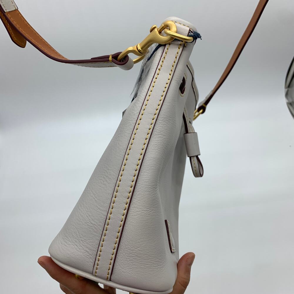 Dooney & Bourke Crossbody Florentine Leather Small Drawstring Purse - Picture 13 of 16